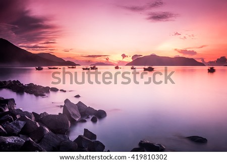 Sunrise at Con Dao Island, Ba Ria Vung Tau Province, Vietnam