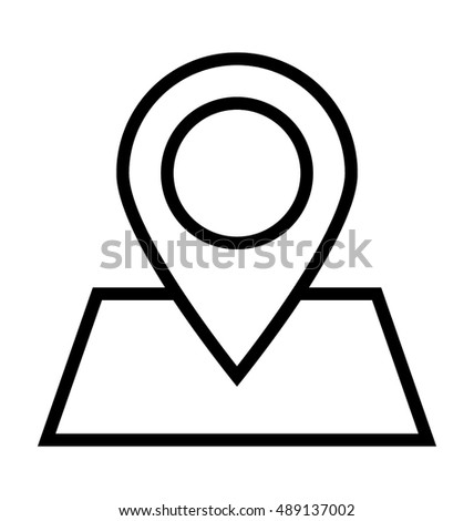 Map Pin Vector Icon Vector de stock489137002: Shutterstock