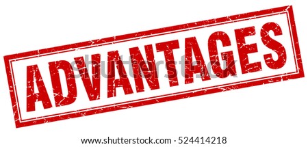 Download Advantages Stamp Square Grunge Isolated Advantages Stock ...