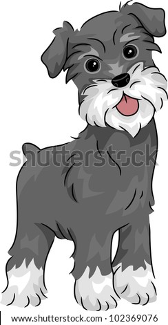 Cartoon Schnauzer Dog Stock Photos, Images, & Pictures | Shutterstock