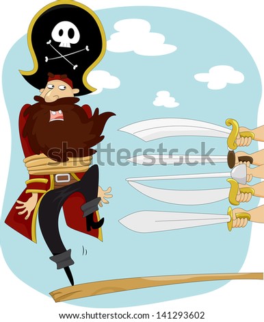 Pirate Walking The Plank Stock Photos, Images, & Pictures | Shutterstock