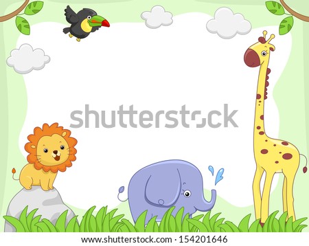 Jungle border Stock Photos, Images, & Pictures | Shutterstock