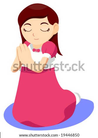 Girl Praying Clipart Stock Photos, Images, & Pictures | Shutterstock