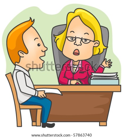 Job interview cartoons Stock Photos, Images, & Pictures | Shutterstock