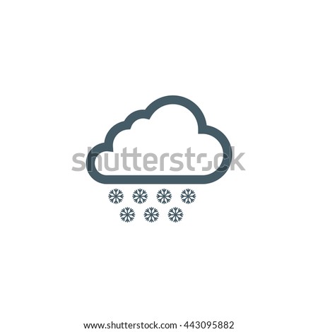Snowy Weather Symbol Snowy Weather Symbol