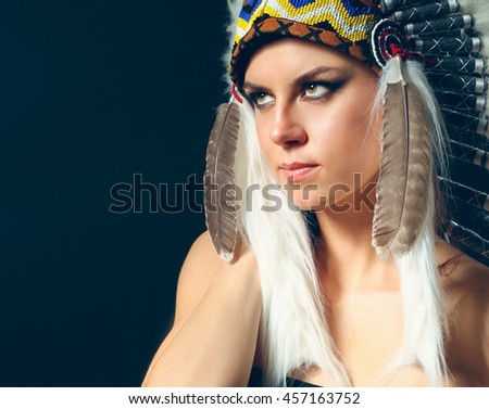 Plumage Woman Stock Photos, Images, & Pictures | Shutterstock