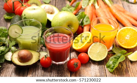 fruit and vegetable juice