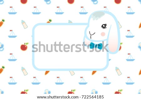 new baby card template