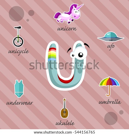 letter u words stock vector 544156765 shutterstock words with the letter u