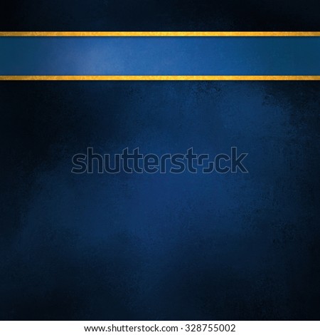 Blue Background Gold Ribbon Elegant Rich Stock Illustration 328755002 ...