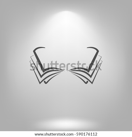 Book Logo Stock Vector 560037460 - Shutterstock
