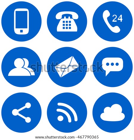 Vector Set Icons Web Mobile Including Stock Vector 467790365 - Shutterstock