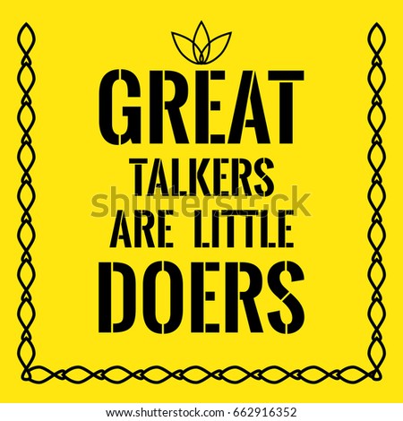 an essay on great talkers are little doers an essay on great talkers are little doers