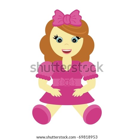 Six Little Girls Different Hair Styles Stock Vector 60314608 - Shutterstock