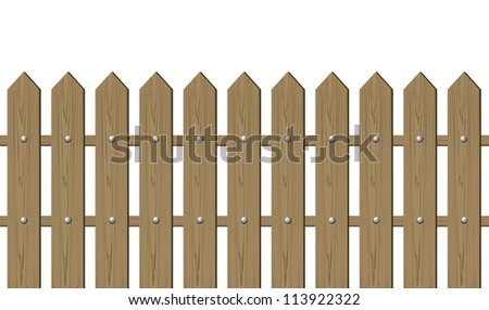 Picket Fence Vector Picket Fence Vector