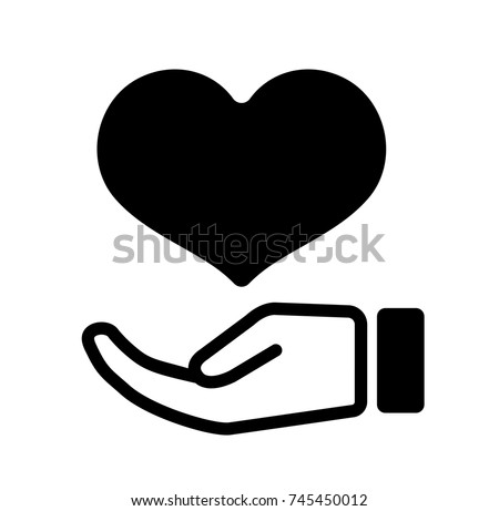 Consideration Help Kindness Icon Stock Vector 745450012 - Shutterstock