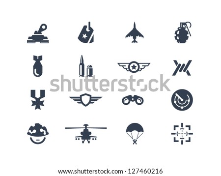 Military and war icons