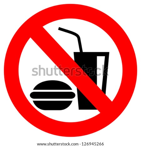 No Food Or Drink Sign Stock Photos, Images, & Pictures | Shutterstock