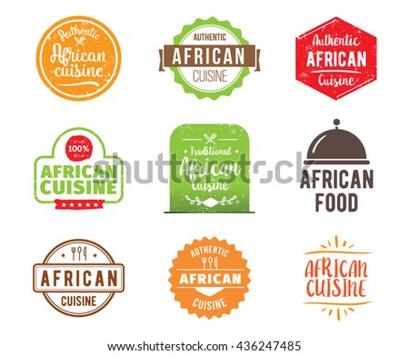 African Cuisine Authentic Traditional African Food Stock ...