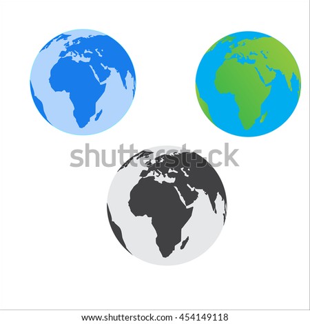 World Icon Download In Line Style