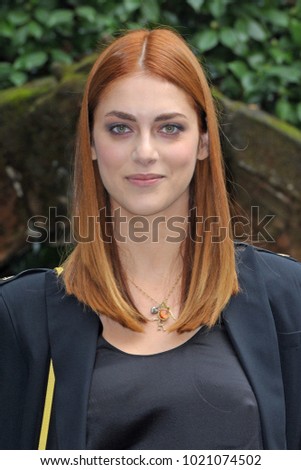 Italy Milan February 92018 Miriam Leone Stock Photo (Royalty Free