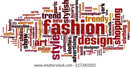 Fashion Word Stock Vectors & Vector Clip Art | Shutterstock