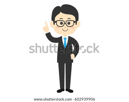 Business Man Cartoon Character Vector Illustration Stock Vector ...