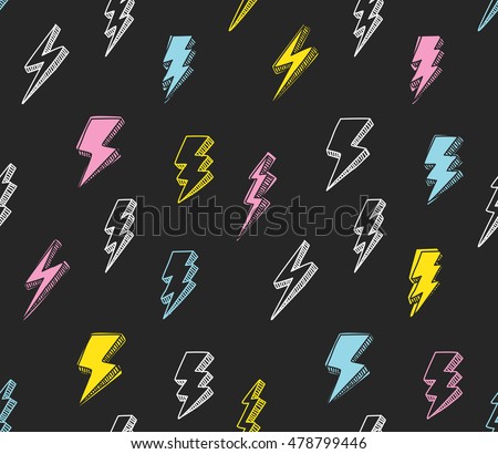 Abstract Thunder Background Stock Vector 409364785 - Shutterstock