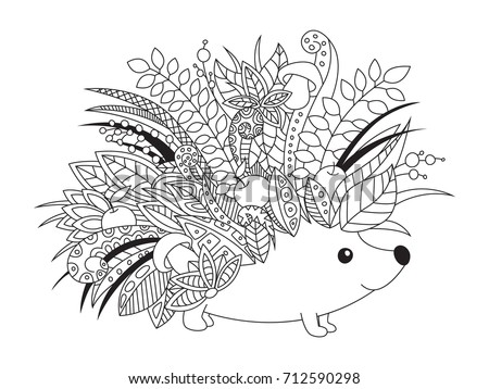 Porcupine Doodle Coloring Pages 3