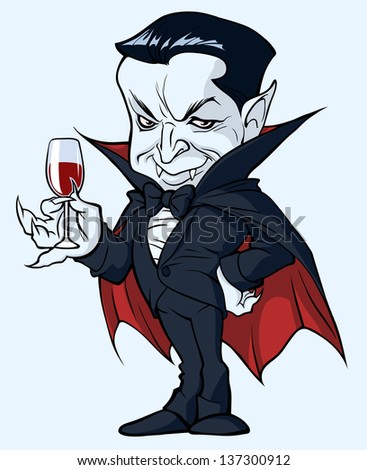 Count Dracula - stock vector