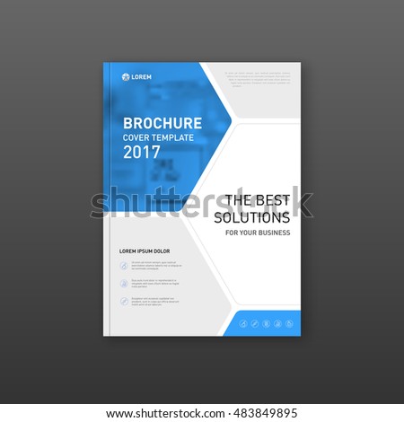 medical brochure cover template flyer design stock vector royalty
