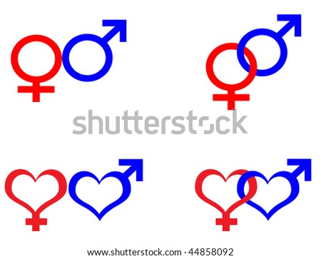 Sexual Union Symbols Stock Vector 813166 - Shutterstock