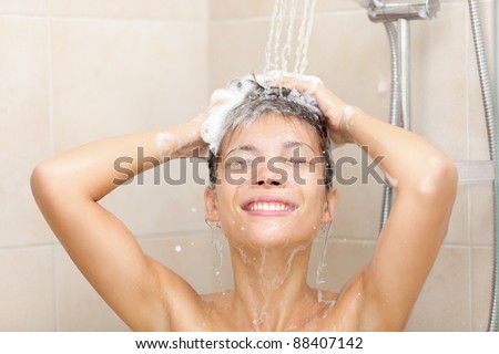 Shower Model woman smiling shower stock images, royalty-free images & vectors Shower Model woman smiling shower stock images, royalty-free images & vectors