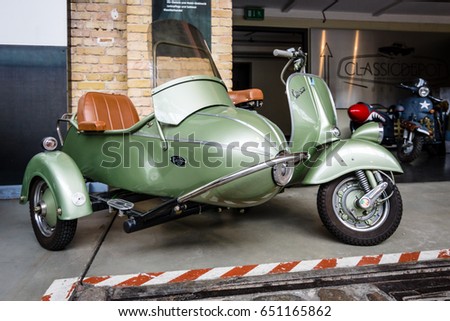 Berlin May 13 2017 Scooter Vespa Stock Photo 651165862 Berlin May 13 2017 Scooter Vespa Stock Photo 651165862