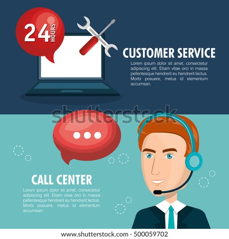 working at customer service