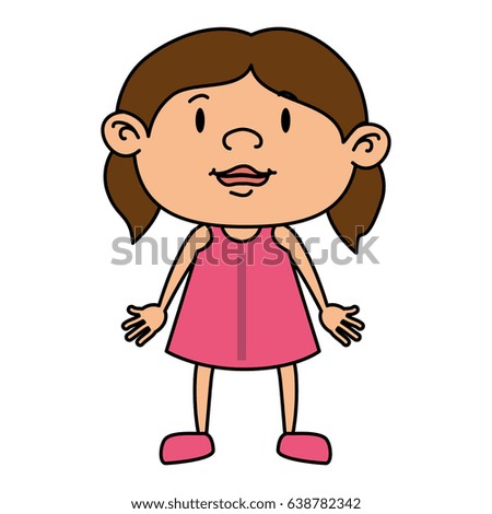 Young Girl Pointing Herself Her Thumb Stock Vector 342046910 - Shutterstock