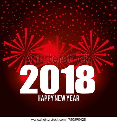 happy new years postcard