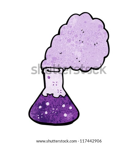 Smoking Chemical Cartoon Stock Vector 77470174 - Shutterstock