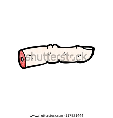 Severed Finger Cartoon Stock Vector 71425549 - Shutterstock