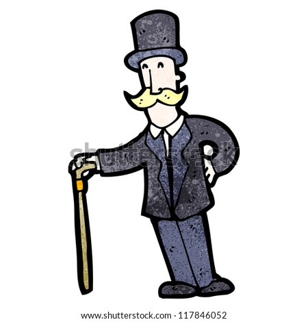 Cartoon Rich Man Stock Vector 117846052 - Shutterstock