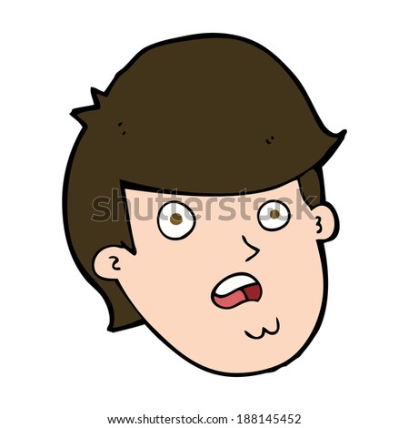 Cartoon Shocked Face Stock Illustration 205879378 - Shutterstock
