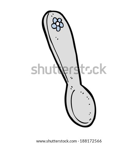 Quirky Drawing Spoon Stock Vector 50559580 - Shutterstock