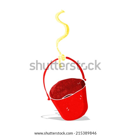 Cartoon Bucket Stock Vector 215188444 - Shutterstock