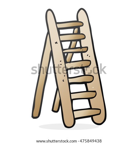 Freehand Drawn Cartoon Ladder Stock Illustration 475849438 - Shutterstock