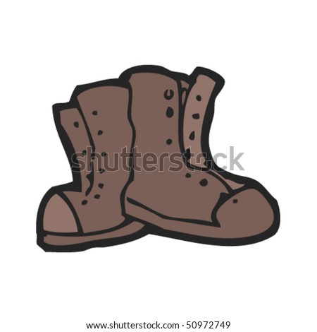 Old Boots Cartoon Stock Vector 55679845 - Shutterstock