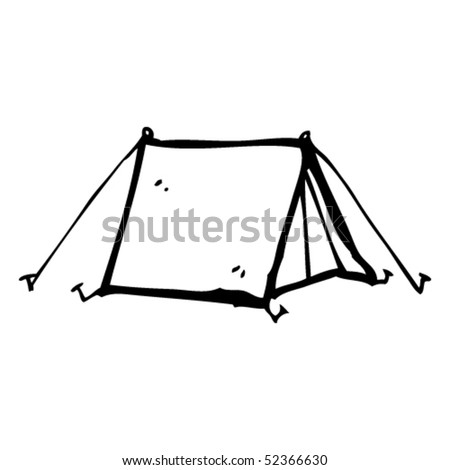 Quirky Drawing Tent 스톡 벡터 52366630 - Shutterstock