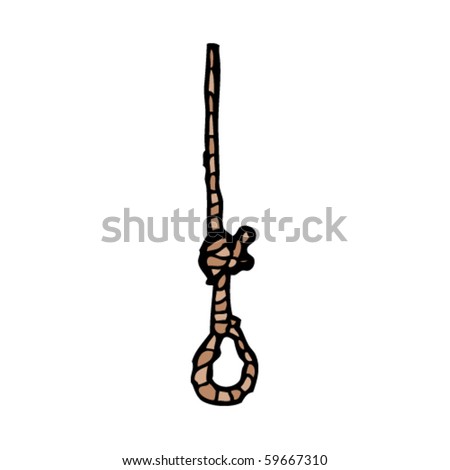 Hangmans Noose Cartoon Stock Vector 59225317 - Shutterstock