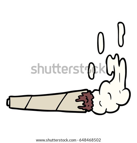 Marijuana Joint Cartoon Stock Vector 89977105 - Shutterstock