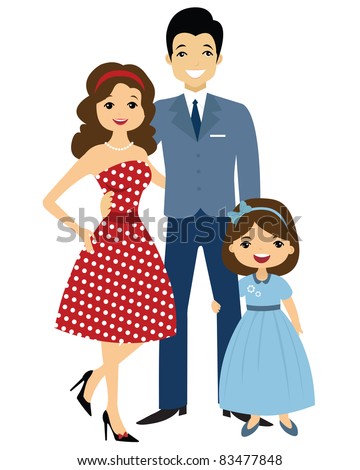 50`s style family