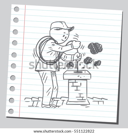 Chimney sweeper man